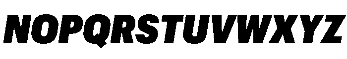 Graphik Compact Super Italic Font UPPERCASE