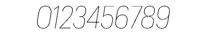 Graphik Compact Thin Italic Font OTHER CHARS
