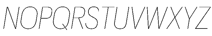 Graphik Compact Thin Italic Font UPPERCASE