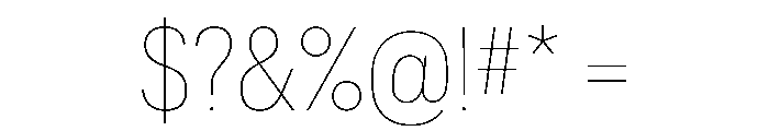 Graphik Compact Thin Font OTHER CHARS