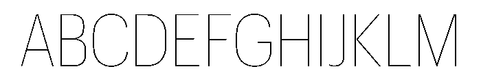 Graphik Compact Thin Font UPPERCASE