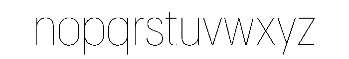 Graphik Compact Thin Font LOWERCASE