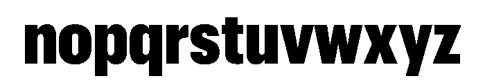 Graphik Condensed Black Font LOWERCASE