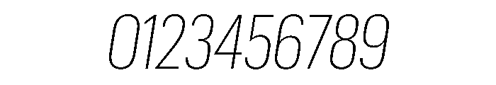 Graphik Condensed Extralight Italic Font OTHER CHARS