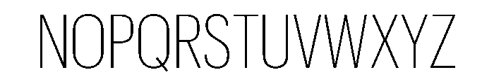 Graphik Condensed Extralight Font UPPERCASE