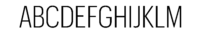 Graphik Condensed Light Font UPPERCASE