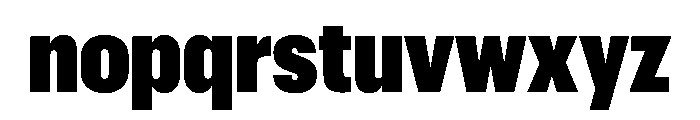 Graphik Condensed Super Font LOWERCASE