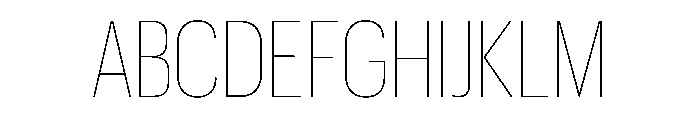 Graphik Condensed Thin Font UPPERCASE