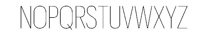 Graphik Condensed Thin Font UPPERCASE