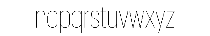 Graphik Condensed Thin Font LOWERCASE