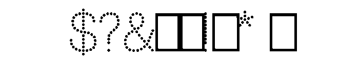 Graphik Decorated Compact Dot Thin Font OTHER CHARS