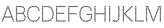 Graphik Decorated Compact Dot Thin Font UPPERCASE