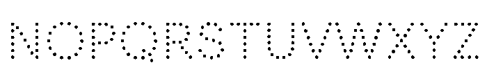 Graphik Decorated Dot Regular Font LOWERCASE