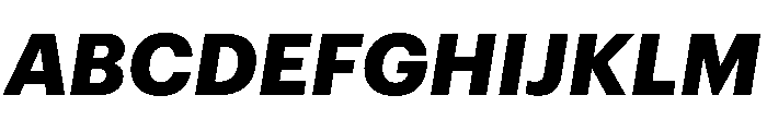 Graphik Georgian Bold Italic Font UPPERCASE