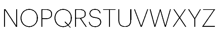 Graphik Georgian Extralight Font UPPERCASE