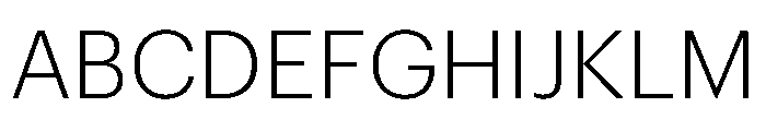 Graphik Georgian Light Font UPPERCASE