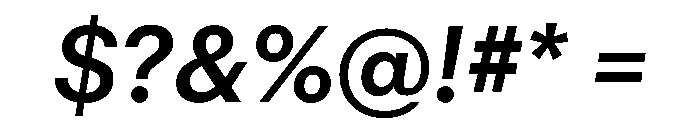 Graphik Georgian Medium Italic Font OTHER CHARS