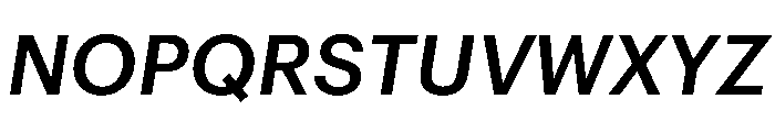 Graphik Georgian Medium Italic Font UPPERCASE