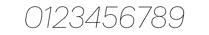 Graphik Georgian Thin Italic Font OTHER CHARS