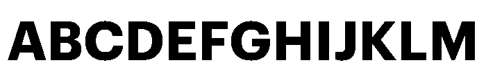 Graphik Hebrew Bold Font UPPERCASE