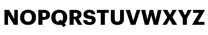 Graphik Hebrew Bold Font UPPERCASE