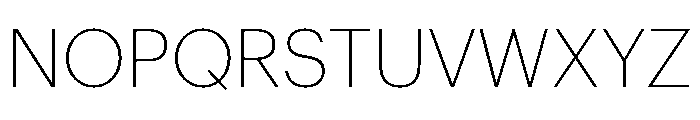 Graphik Hebrew Extralight Font UPPERCASE