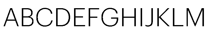 Graphik Hebrew Light Font UPPERCASE
