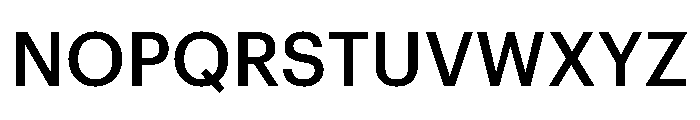Graphik Hebrew Medium Font UPPERCASE