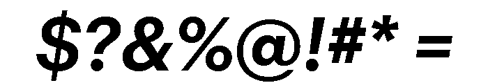 Graphik Hebrew Semibold Italic Font OTHER CHARS