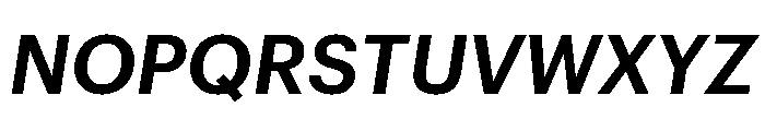 Graphik Hebrew Semibold Italic Font UPPERCASE