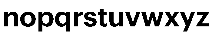 Graphik Hebrew Semibold Font LOWERCASE