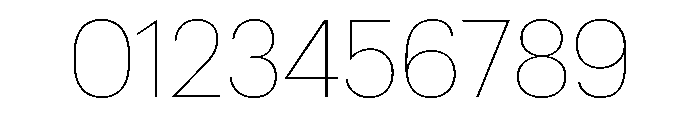 Graphik Hebrew Thin Font OTHER CHARS