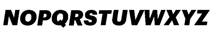 Graphik Thai Black Italic Font UPPERCASE