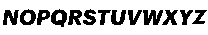 Graphik Thai Bold Italic Font UPPERCASE