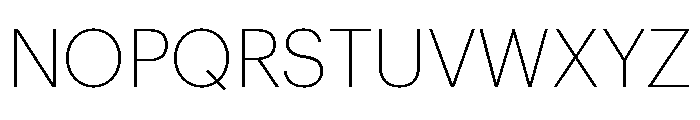 Graphik Thai Extralight Font UPPERCASE