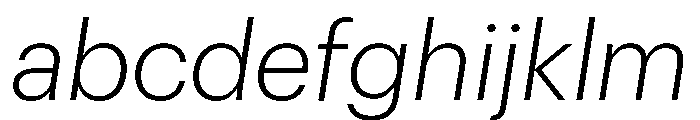 Graphik Thai Light Italic FONT