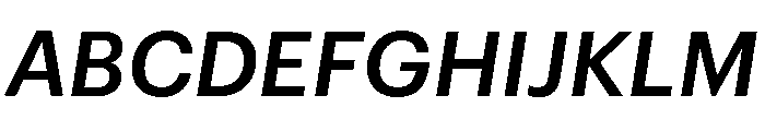 Graphik Thai Medium Italic Font UPPERCASE