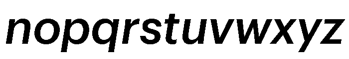 Graphik Thai Medium Italic Font LOWERCASE