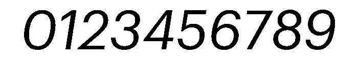 Graphik Thai Regular Italic Font OTHER CHARS