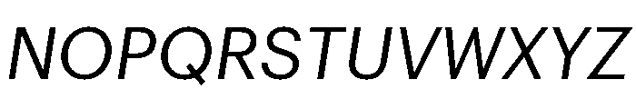Graphik Thai Regular Italic Font UPPERCASE