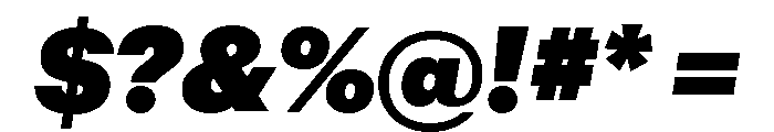 Graphik Thai Super Italic Font OTHER CHARS