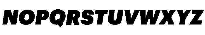 Graphik Thai Super Italic Font UPPERCASE