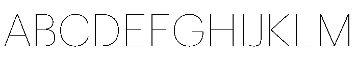 Graphik Thai Thin Font UPPERCASE