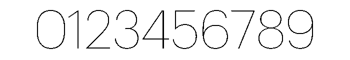 Graphik Thin Font OTHER CHARS