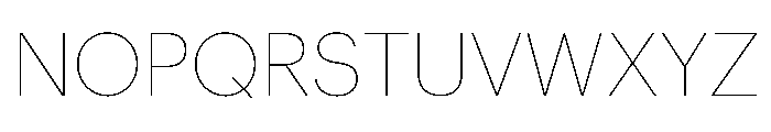 Graphik Thin Font UPPERCASE