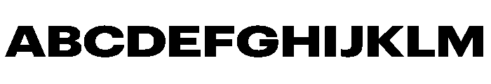 Graphik Wide Black Font UPPERCASE