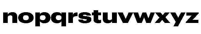 Graphik Wide Black Font LOWERCASE