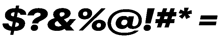 Graphik Wide Bold Italic Font OTHER CHARS