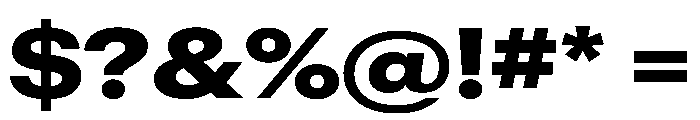 Graphik Wide Bold Font OTHER CHARS