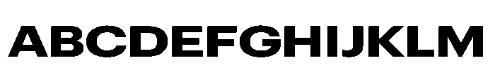 Graphik Wide Bold Font UPPERCASE
